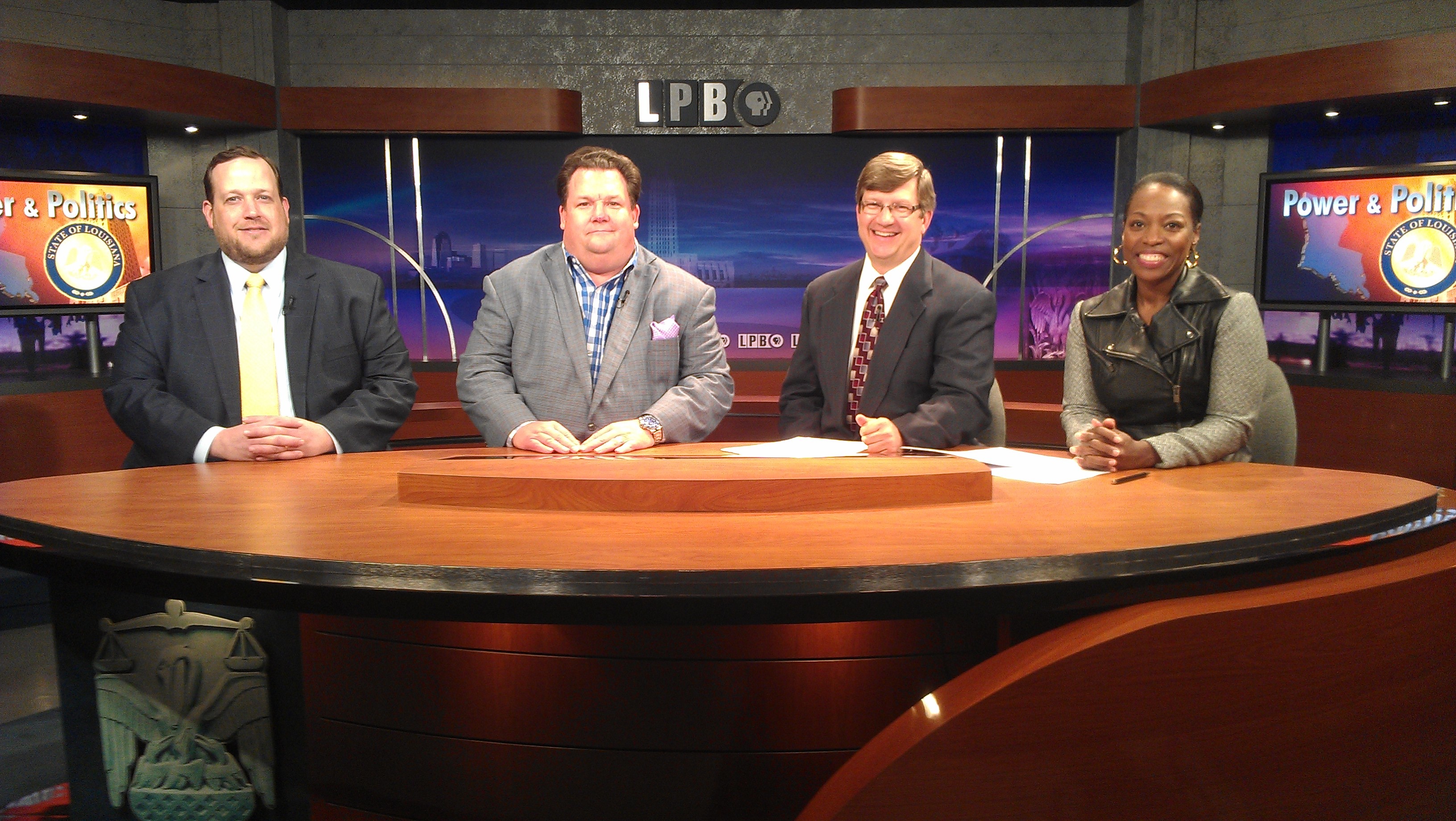 Dr. Sutherlin doing political analysis on Louisiana Public Television Dr. Sutherlin doing political analysis on Louisiana Public Television